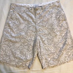 Chaps Tan & White Shorts Size 36